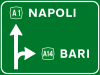 Italian traffic signs - preavviso diramazione autostradale.svg
