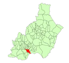 Расположение муниципалитета Эникс на карте провинции