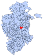 Расположение муниципалитета на карте провинции