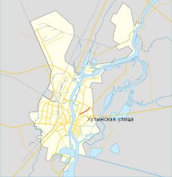 На карте города