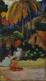 Paul Gauguin - Landscape in Tahiti (Mahana Maà) - Google Art Project.jpg