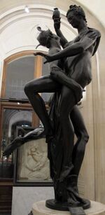 Adriaen de vries, marcurio che solleva psiche, xvi sec. 02.JPG