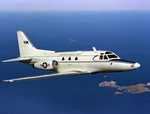 CT-39E Sabreliner VR-30 in flight 1980.JPEG