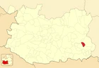 Расположение муниципалитета на карте провинции