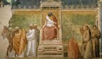 Giotto di Bondone - Scenes from the Life of Saint Francis - 6. St Francis before the Sultan (Trial by Fire) - WGA09313.jpg