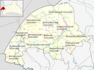 Kamenets raion selsovety rus.svg