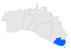 Localització de Sant Lluís respecte de Menorca.svg