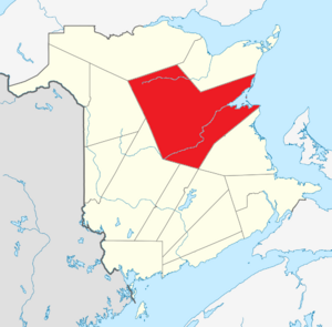 Map of New Brunswick highlighting Northumberland County.png