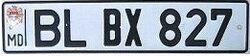 Moldova license plate - BL-BX-827.jpg