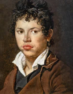 Musée Ingres-Bourdelle - Portrait de jeune homme à la boucle d'oreille; 1804 - Ingres - Joconde06070003380.jpg