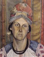 Unknown female by Petrov-Vodkin (1908, GRM).jpg