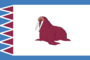 Flag of Chukotsky rayon (Chukotka) (2010).png