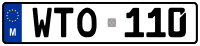 Maltese license plate.svg