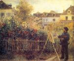 Pierre-Auguste Renoir - Claude Monet painting in his Garden at Argenteuil.jpg