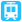 Train icon white and blue background.svg