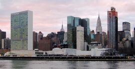 United Nations Headquarters in New York City, view from Roosevelt Island.jpg