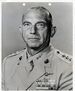 A black and white image of Vernon Megee, a white male in his Marine Corps dress uniform