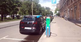 BMW i3 as CarSharing vehicle in Moscow (rear view).jpg