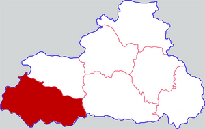 Чжэньань на карте