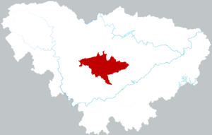 Улинъюань на карте