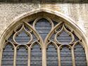 Reuleaux triangles on a window of Sint-Baafskathedraal, Ghent 2.jpg