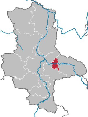 Дессау-Рослау на карте