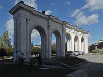 Житомир. Ворота ВДНХ..JPG