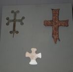 Crosses made of bronze, iron and clay from Mingachevir.jpg