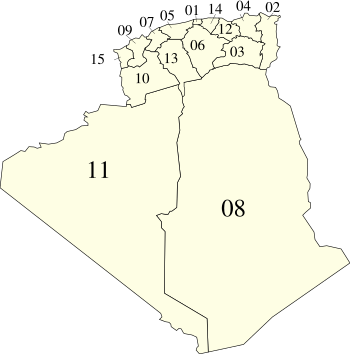 Departements of Algeria 1963.svg