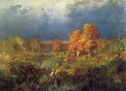 Fyodor Vasilyev Swamp in the forest Autumn 11014.jpg