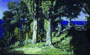 Kuindzhi Cypresses on a seashore 1887.jpg