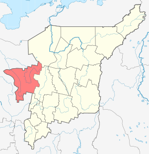 Удорский район на карте