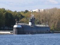 Б-396 на Химкинском водохранилище