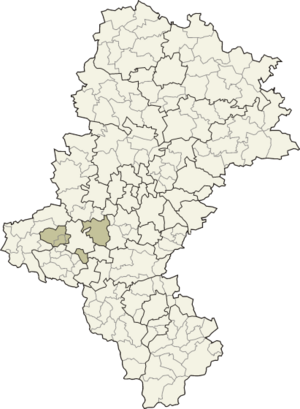Рыбницкий повят на карте