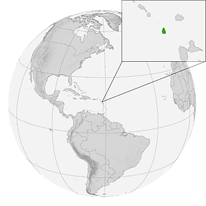 Монтсеррат на карте мира