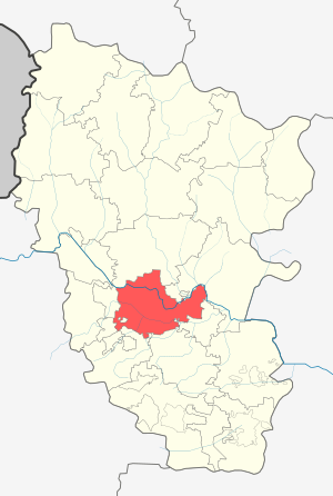 Славяносербский район на карте