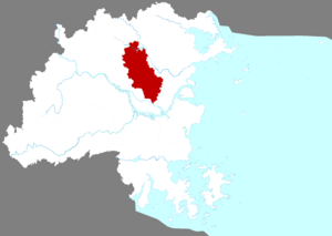 Цзиньань на карте