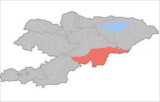 Ат-Башинский район на карте
