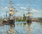 Ships Riding on the Seine at Rouen by Claude Monet, 1872.jpg