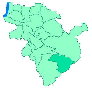 Зелёновский сельский совет на карте