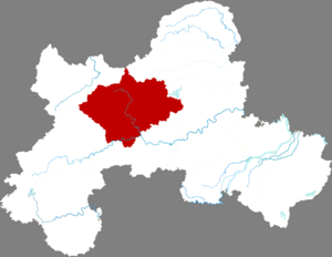 Ифэн на карте