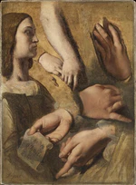 Ingres - Etudes pour L'Apothéose d'Homère, RF 2746.jpg