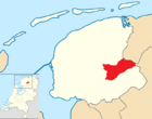Расположение общины на карте провинции