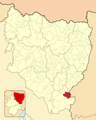 Расположение муниципалитета на карте провинции