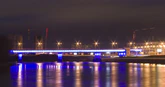Illuminated Trugenev Bridge 2009 1.jpg