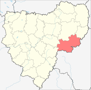 Угранский район на карте