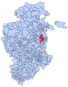 Расположение муниципалитета на карте провинции