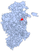 Расположение муниципалитета на карте провинции