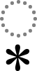 Asterisk below.svg