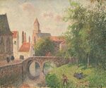 Camille Pissarro - Le Pont de la Clef à Bruges, Belgique.jpg